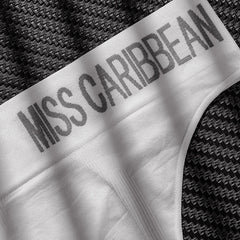 Men's Sexy Sports Fitness Letter Wide Waist Seamless Thong