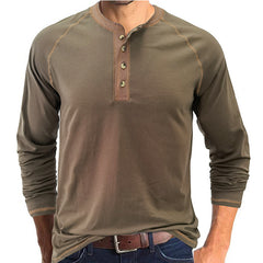 Men's Long Sleeve Round Neck T-shirt