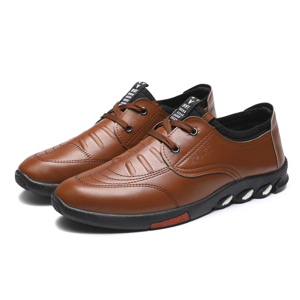 Autumn New Soft Bottom Comfortable Non-slip Leather Shoes