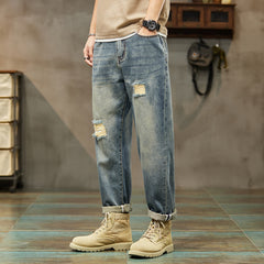 2023 Retro Loose Plus Size Casual Jeans