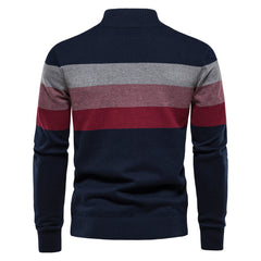 2022 New Open Chest Stand Collar Knitted Sweater