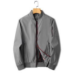 Spring New Men's Loose Zipper Casual Coat Jacket