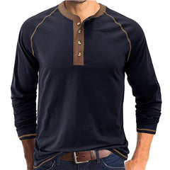 Men's Long Sleeve Round Neck T-shirt