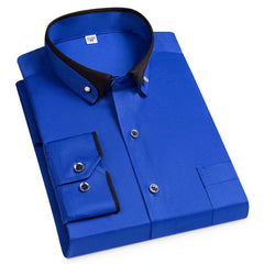 Men's Slim Fit Non-Iron Long Sleeve Shirt
