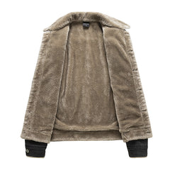 Men's Fleece Denim Jacket