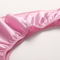 Low-rise Stretch Satin Breathable Thong