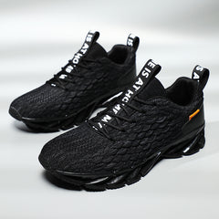 Fish Scale Fly Woven Mesh Plus Size Men's Shoes