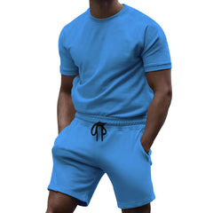 Men's Short Sleeve Sports Leisure Fitness Suit