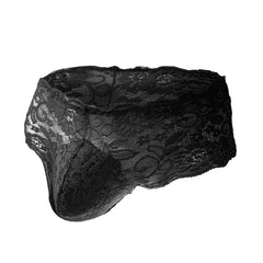 Men's Sexy Lace Sheer Mesh Low Waist Panties