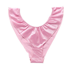 Low-rise Stretch Satin Breathable Thong