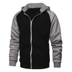 Men's Loose Zipper Hoodie