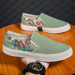 Breathable casual slip-on canvas board