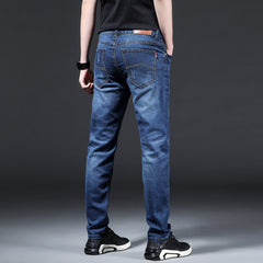 All-match straight-leg casual jeans