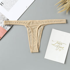 Ice Silk Transparent Sexy Thong