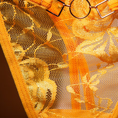 Mesh Lace Metal Breathable Sexy Thong