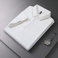Men's Classic Lapel Solid Color POLO Shirt