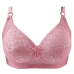 Plus Size Wireless Lace Bra