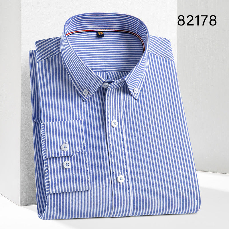 Men's Pure Cotton Non-iron Business Striped Shirt