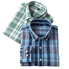 Men's Fashion Square Collar Casual Cotton Linen Shirt
