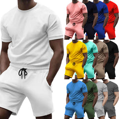 Men's Short Sleeve Sports Leisure Fitness Suit