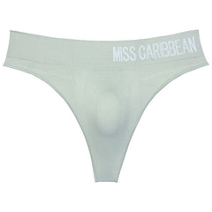 Men's Sexy Sports Fitness Letter Wide Waist Seamless Thong