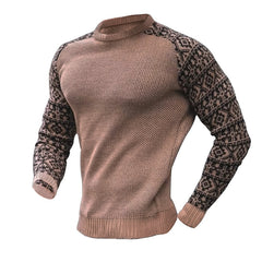 Men's Colorblock Knitted Sweater