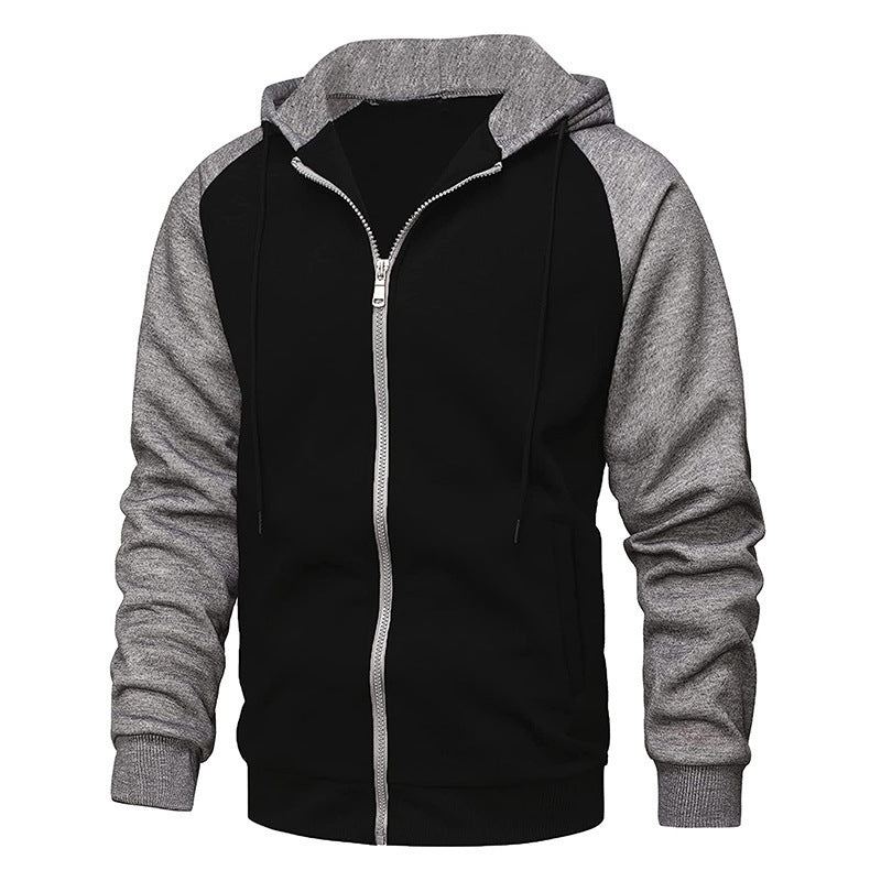 Men's Loose Zipper Hoodie