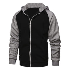 Men's Loose Zipper Hoodie