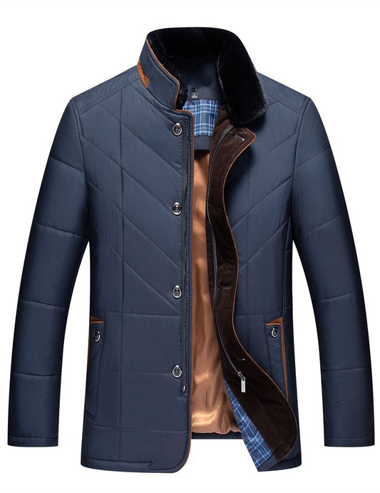 Winter Warm Casual Stand Collar Cotton Coat