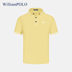 Men's Solid Color Business Polo Shirt
