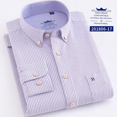 Business casual check shirt