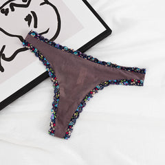 Lace Sexy Low Waist See-through Thong