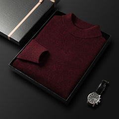 Men's Warm Embroidered Sweater