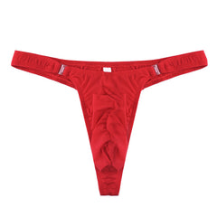 Men's Ice Silk Low Rise Detachable Thong