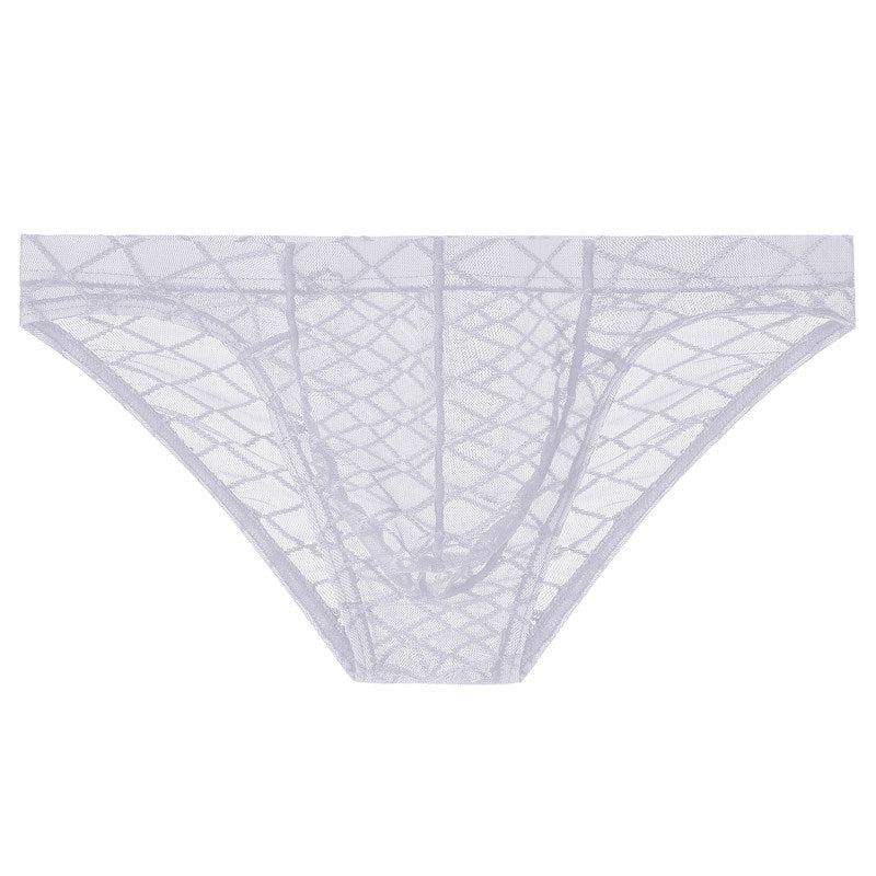 Men's Mesh Transparent Soft and Comfortable Briefs