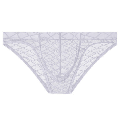 Men's Mesh Transparent Soft and Comfortable Briefs