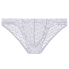 Men's Mesh Transparent Soft and Comfortable Briefs