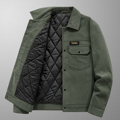 Men's Fashion Casual Loose Corduroy Jacket