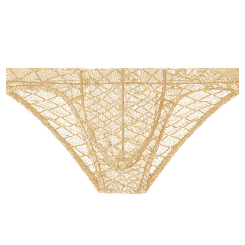 Men's Mesh Transparent Soft and Comfortable Briefs