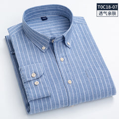 Men's Fashion Square Collar Casual Cotton Linen Shirt