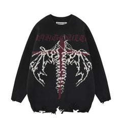 Men's Casual Jacquard Crew Neck Sweater