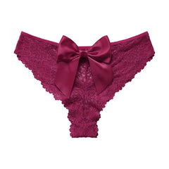 Sexy Oversized Cotton Lace Paneled Briefs