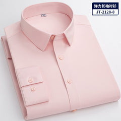 Men's Non-Iron High Stretch Silk Shirt