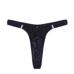 Men's Ice Silk Low Rise Detachable Thong