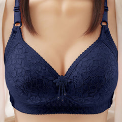 Plus Size Wireless Lace Bra