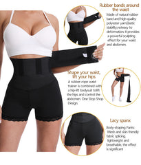 Abdominal Hip Lift Adjustable Girdle Shaper Pants