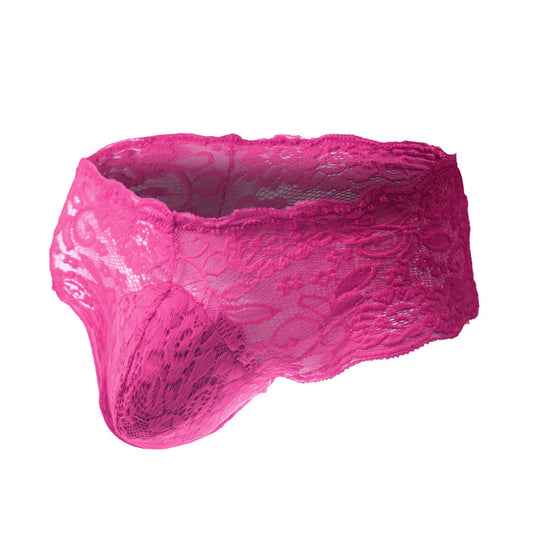 Men's Sexy Lace Sheer Mesh Low Waist Panties