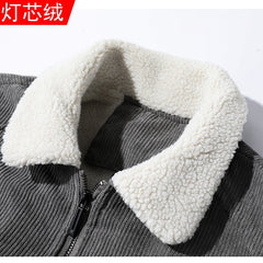 Winter Men's Lapel Sherpa Jacket