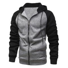 Men's Loose Zipper Hoodie