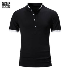 2023 Men's Stand Collar POLO Shirt